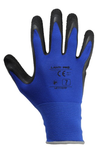 Latexové rukavice značky Lahti, veľkosť