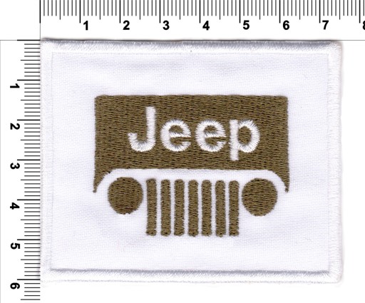 Vyšívaná termo lepiaca náplasť JEEP