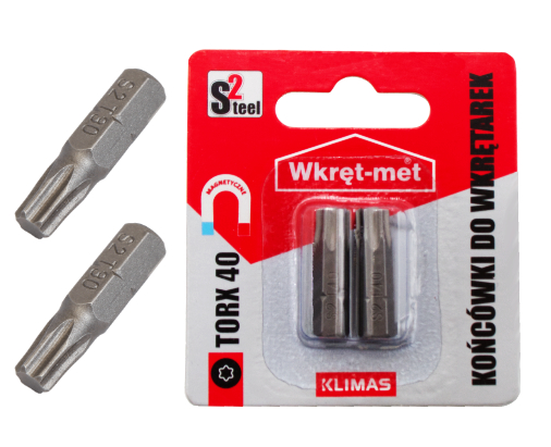 BROTY PRE SKRUTKOVAČE TORX TX-40 25MM 2KS