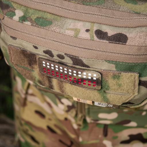 VELCRO NÁŠIVKA POLISH FLAG MINI Štvorcový laserový rez 25x80 M-TAC MULTICAM