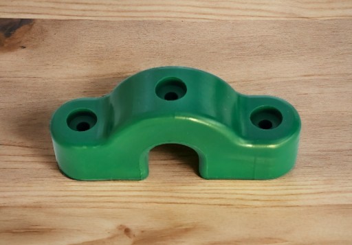 SUN - OMEGA NÁSTENNÁ KONEKTORA PRE 16 mm LANÁ IHRISKO - ZELENÁ