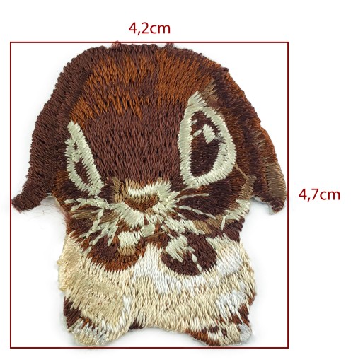 TERMO náplasť RABBIT, nažehľovačka, 4cm
