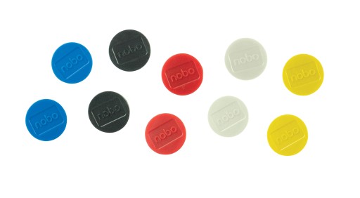 Farebné magnety na magnetické tabule 32mm - 10 ks