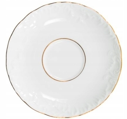 3604 Podšálka 13 cm Gold Line ROCOCO PFP PORCELÁN ĆMIELÓW