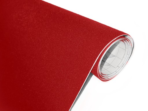 Samolepiaca fólia Velúr plyš červená, šírka 45 cm