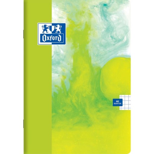 Oxford Paint kockovaný notebook A4 60 listov Mix