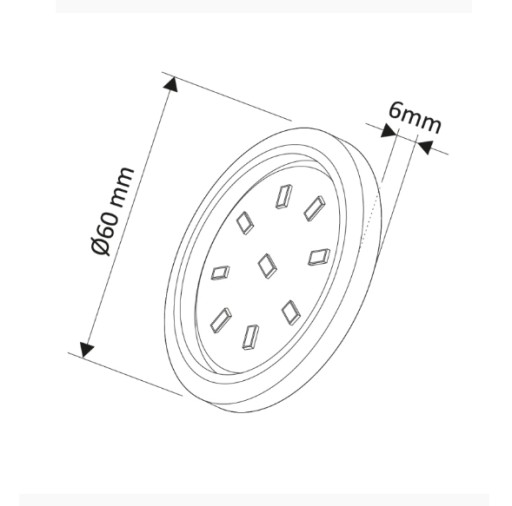 LED ORBIT XL 3W TEPLÁ ORBIT-XL-AL-30K-01W