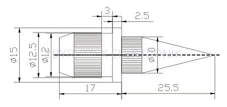 Hrot reproduktora HD-901-H