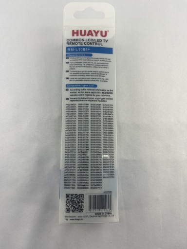 Diaľkové ovládanie pre televízor SAMSUNG RM-L1088+