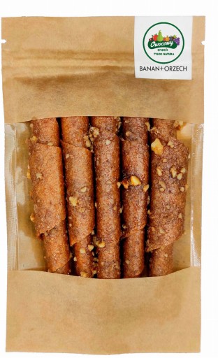 Ovocné rolky Banán Orech 50g Prirodzene zdravé