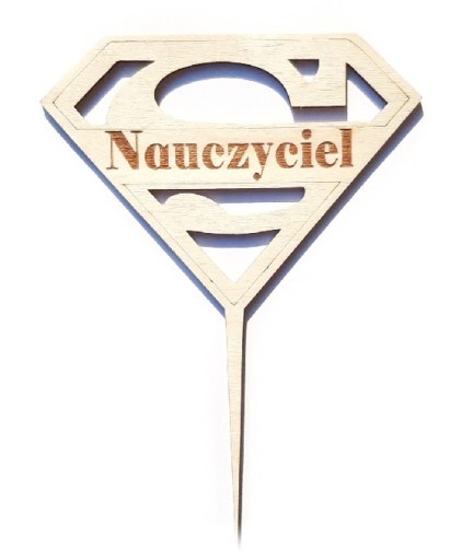 Super TEACHER dekoračný topper na nalepenie