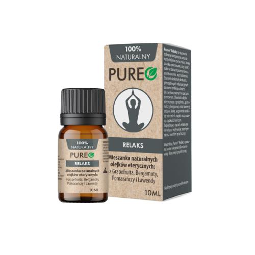 Prírodné esenciálne oleje Pureo Relaks grapefruit bergamot levanduľa