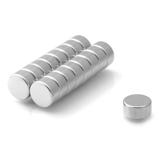 VALEC NEODYMIOVÝ MAGNET MW 12x6 N38 10 KS.