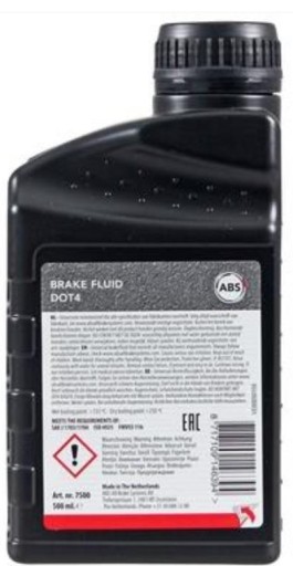 BRZDOVÁ KVAPALINA DOT-4 DOT4 DOT 4 A.B.S 0,5L 500ML