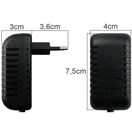 NAPÁJANIE 12V 2A DC ZÁSTRČKA 5,5 x 2,1MM ZÁSTRČKA