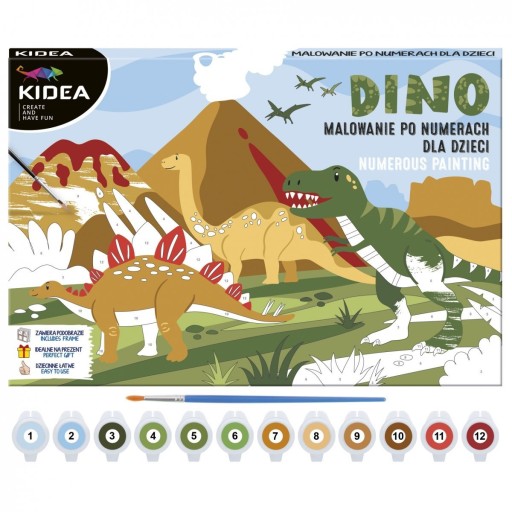 Maľba podľa čísel DINOSAURS (OMNDKA)