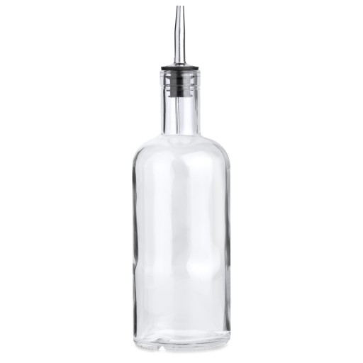 Dávkovač oleja a octu, fľaša s dávkovačom olivového oleja a uzáverom, 700 ml