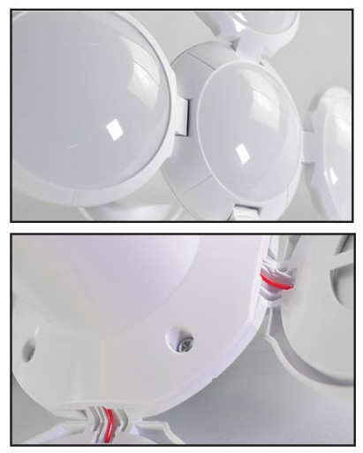 28W LED žiarovka ako futbalový luster UFO