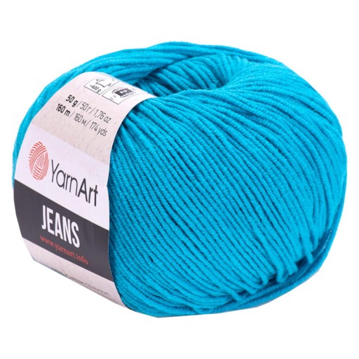 YarnArt Jeans 55 tyrkysová