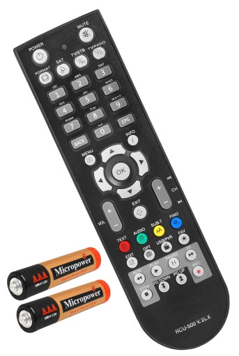 UNIVERZÁLNE DIAĽKOVÉ OVLÁDANIE PRE DEKODÉR ARIVA FERGUSON RCU500V.2 BATERIE ZDARMA