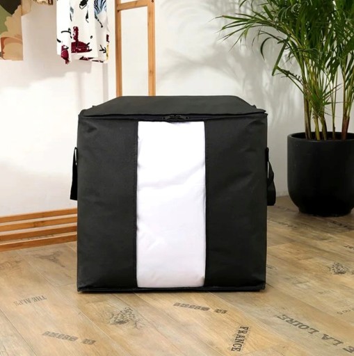 Veľký Box Organizér na posteľnú bielizeň, oblečenie, tašku, deku, XL, pevný do šatníka