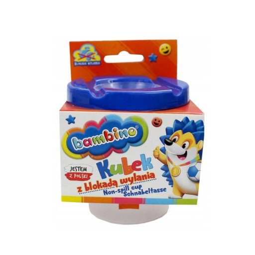 STRIEBORNÝ HRNČEK NA VODU NA MAĽOVANIE BAMBINO FARBU