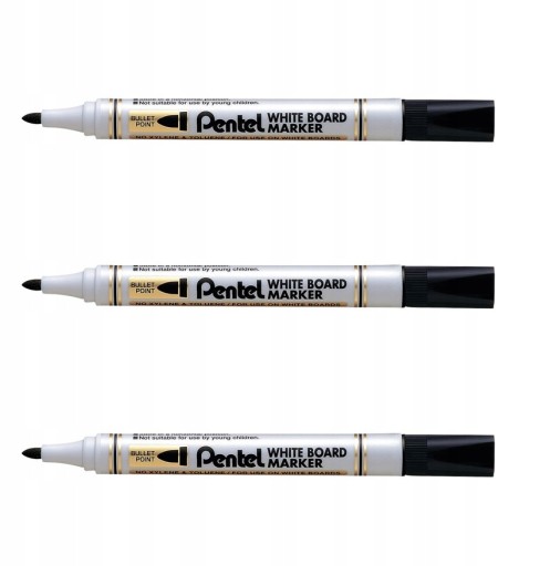 Popisovač Pentel MW85 za sucha čierny x 3 ks