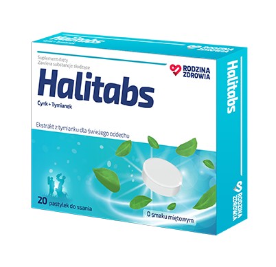 Halitabs 20 pastiliek, Svieži dych