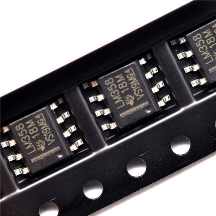 Operačný zosilňovač LM358 SO8 SMD 2ks/sada