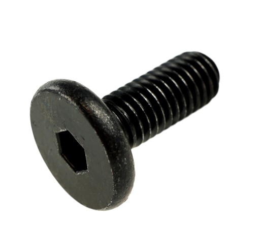 10x skrutka M6 x 12 mm s imbusovou hlavou, nábytková skrutka, metrická skrutka