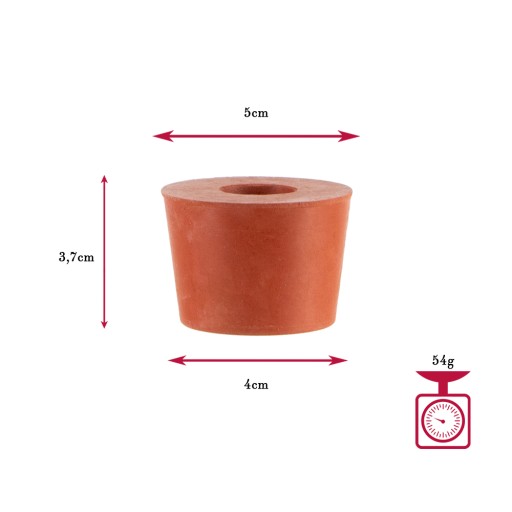 GUMOVÁ ČIAPKA NA BALÓNKY NA DYM VÍNO CARILE 49/40 mm – veľkosť 4