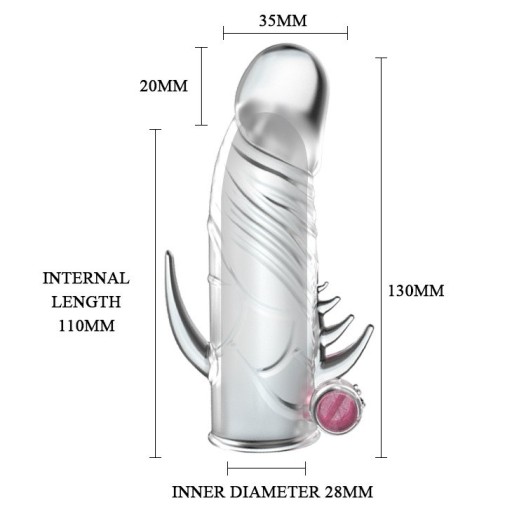 GÉLOVÉ PREDĹŽENIE PENISU S VIBRAČNÝM RUKÁVOM NA PENIS