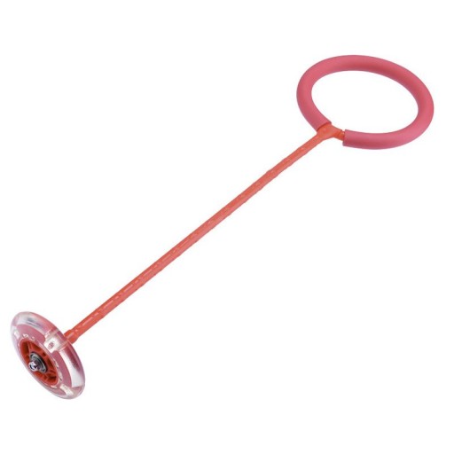 Hula hoop švihadlo na nohy pre deti s LED diódami, červené