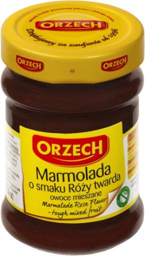 RUŽOVÁ tvrdá marmeláda Orech 300g džem