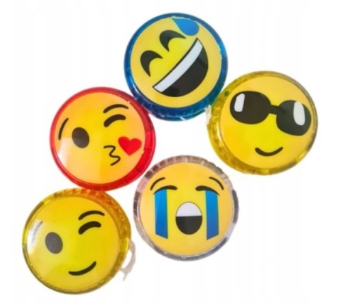 ŽIARENÉ JO-YO PRE DETI EMÓCIE ÚSMEVY LED FACEBOOKY LED FAREBNÉ SVETLÁ