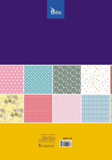 KREATÍVNY PAPIER A3 COLOR KB031-03 TETIS