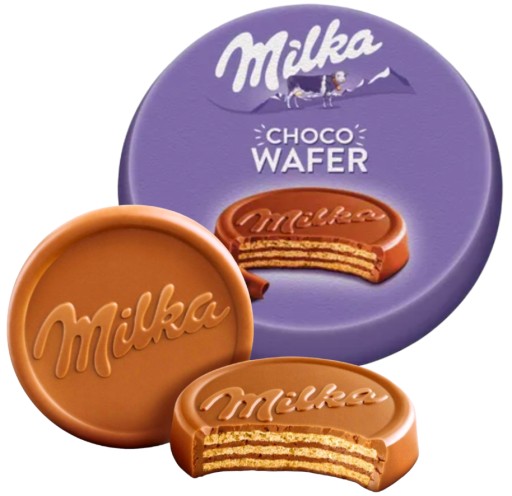 Milka Choco wafle so smotanovou mliečnou čokoládou oblátková tyčinka 1 ks plnená