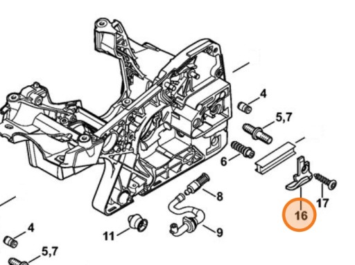 UCHOVÁVANIE REŤAZE PRE PÍLU STIHL MS 231 251 311 362 00006567700