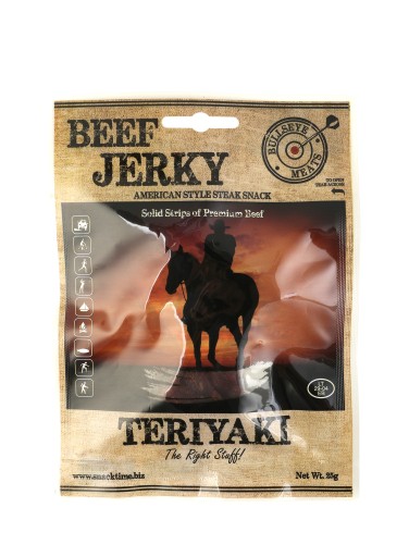 Bullseye Meat Beef Jerky Teriyaki