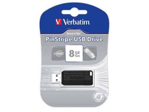 Verbatim 8GB USB 2.0 PinStripe