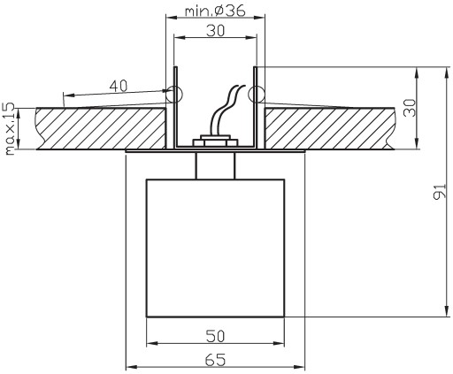 Žlté krištáľové stropné svietidlo G4 SK-18 CANDELLUX