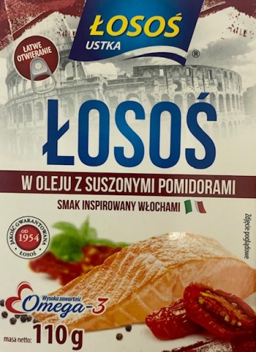 LOSOS V OLEJU SO SUŠENÝMI RAJČAKAMI 110G USTKA