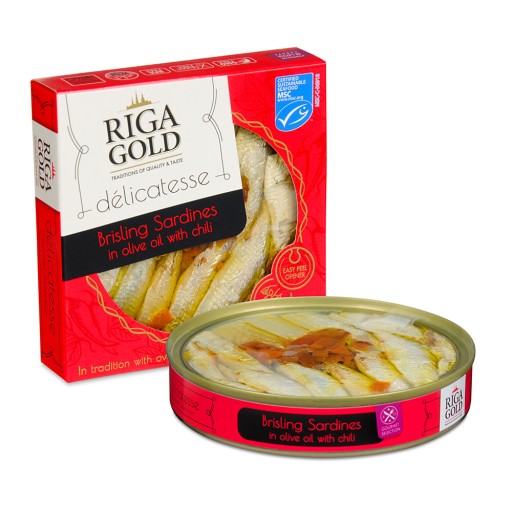 LOTYŠSKÉ Sardinky v PREMIUM čili oleji
