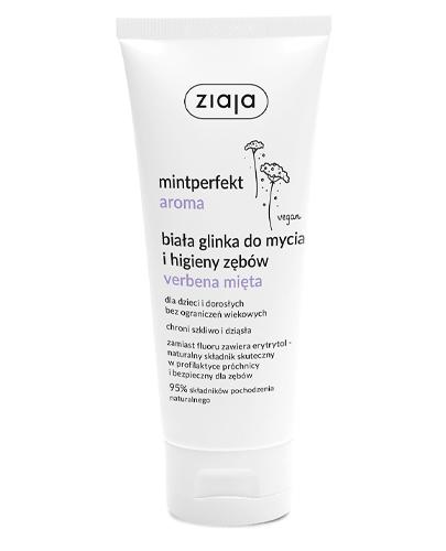 Ziaja Mintperfekt Aroma Biely íl na čistenie a hygienu zubov Verbena mint