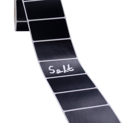 SAMOLEPIACIE FILMOVÉ ETIKETY ČIERNA 50x30 100 ks