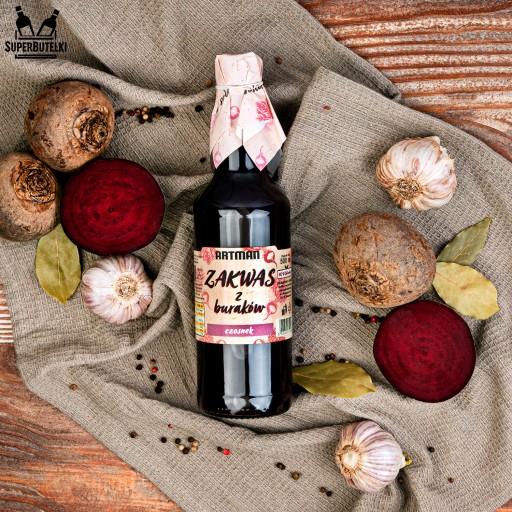 SOURDOWN Cviklová šťava s cesnakom 500 ml 0,5l ZDRAVÉ PRÍRODNÉ 100% ZDRAVÉ