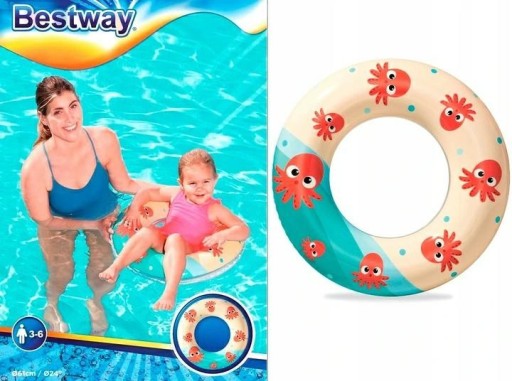 BESTWAY krúžok na plávanie 36014 61cm