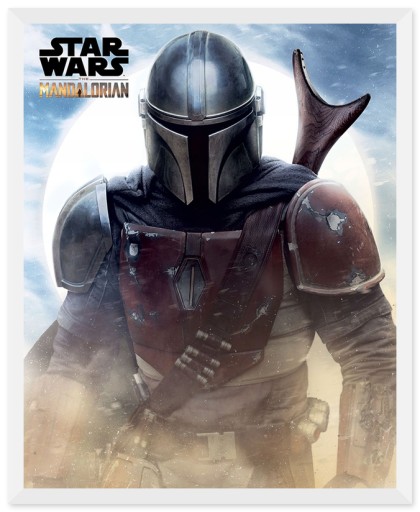 Nástenný plagát Star Wars The Mandalorian 40x50cm