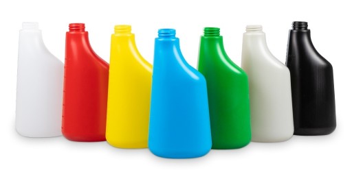 600 ml HDPE fľaša s delením