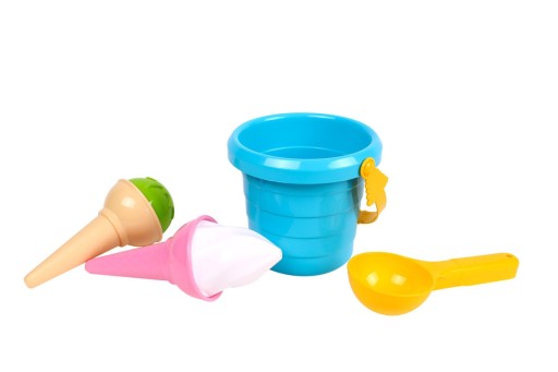 Sada pieskoviska ICE CREAM Forms Vedro piesku
